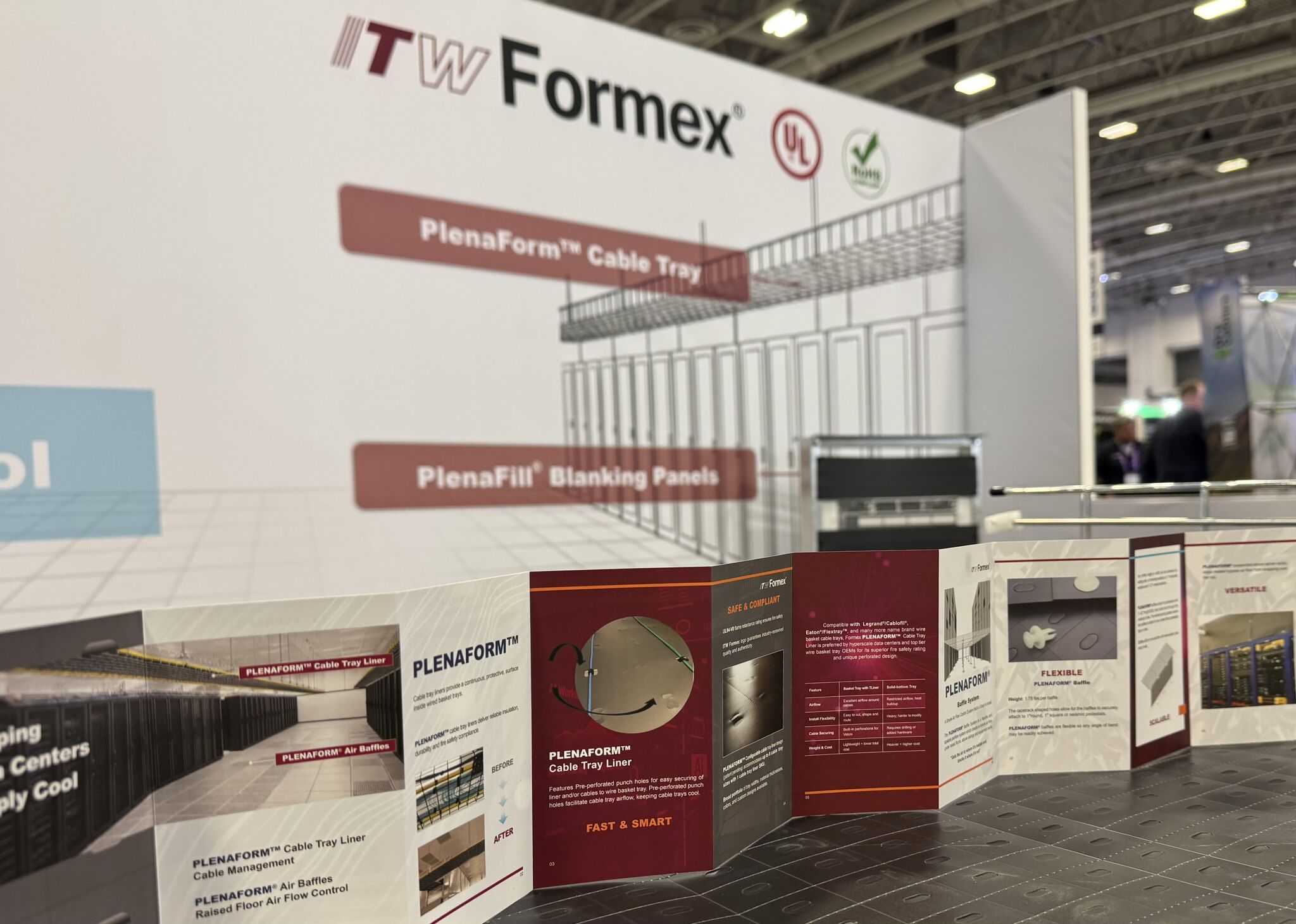 ITW Formex team at Booth 1371 during Data Center World 2026