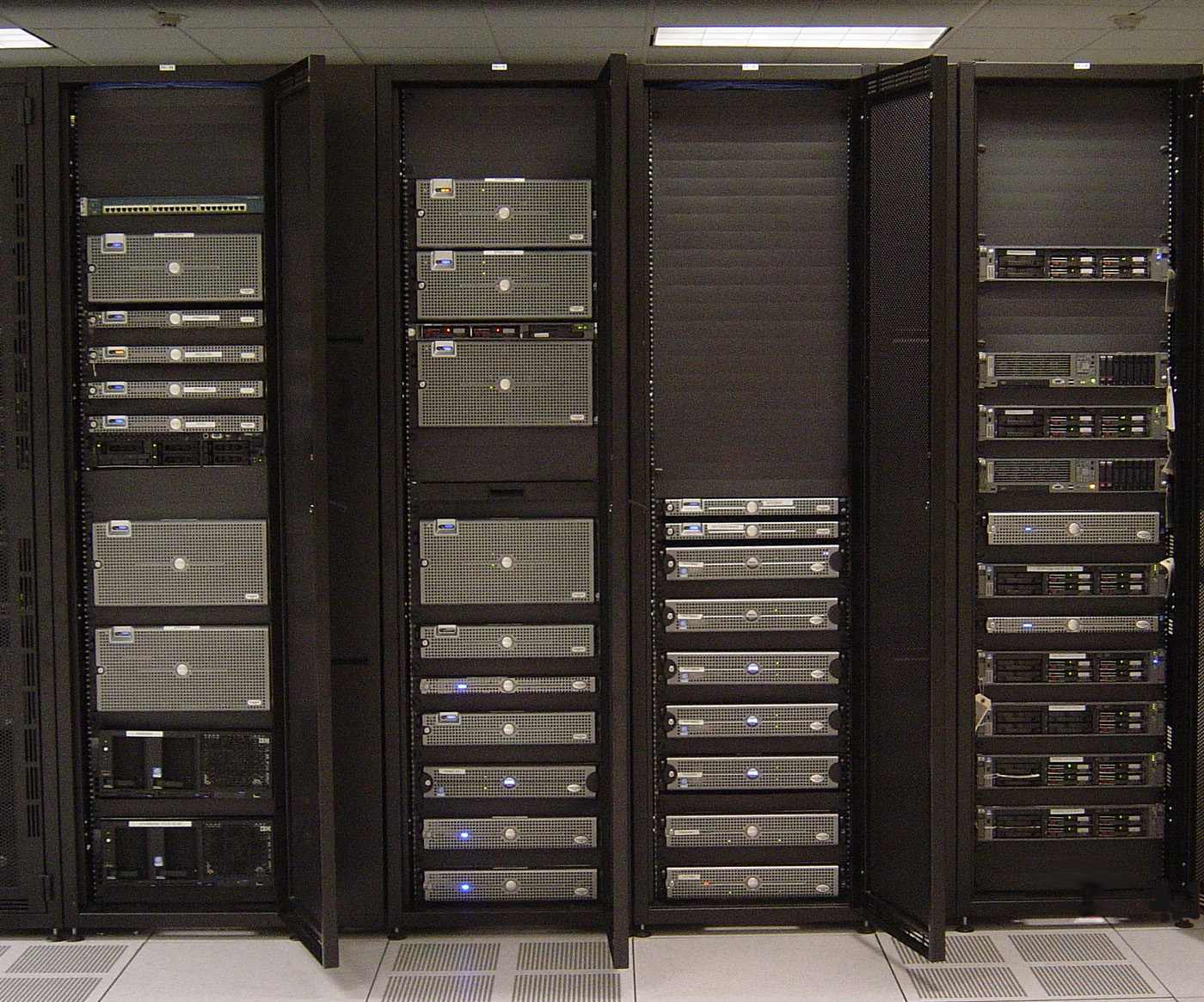 PlenaFill blanking panels installed in server rack